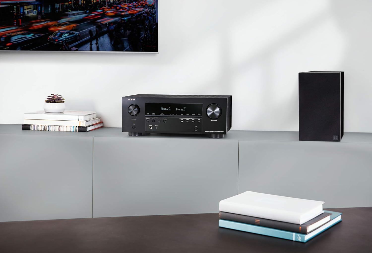 Denon AVR-S960H 8K Ultra HD 7.2 Channel (90Watt X 7) AV Receiver 2020 Model - Built for Gaming, Music Streaming, 3D Audio & Video, Alexa + HEOS, Black