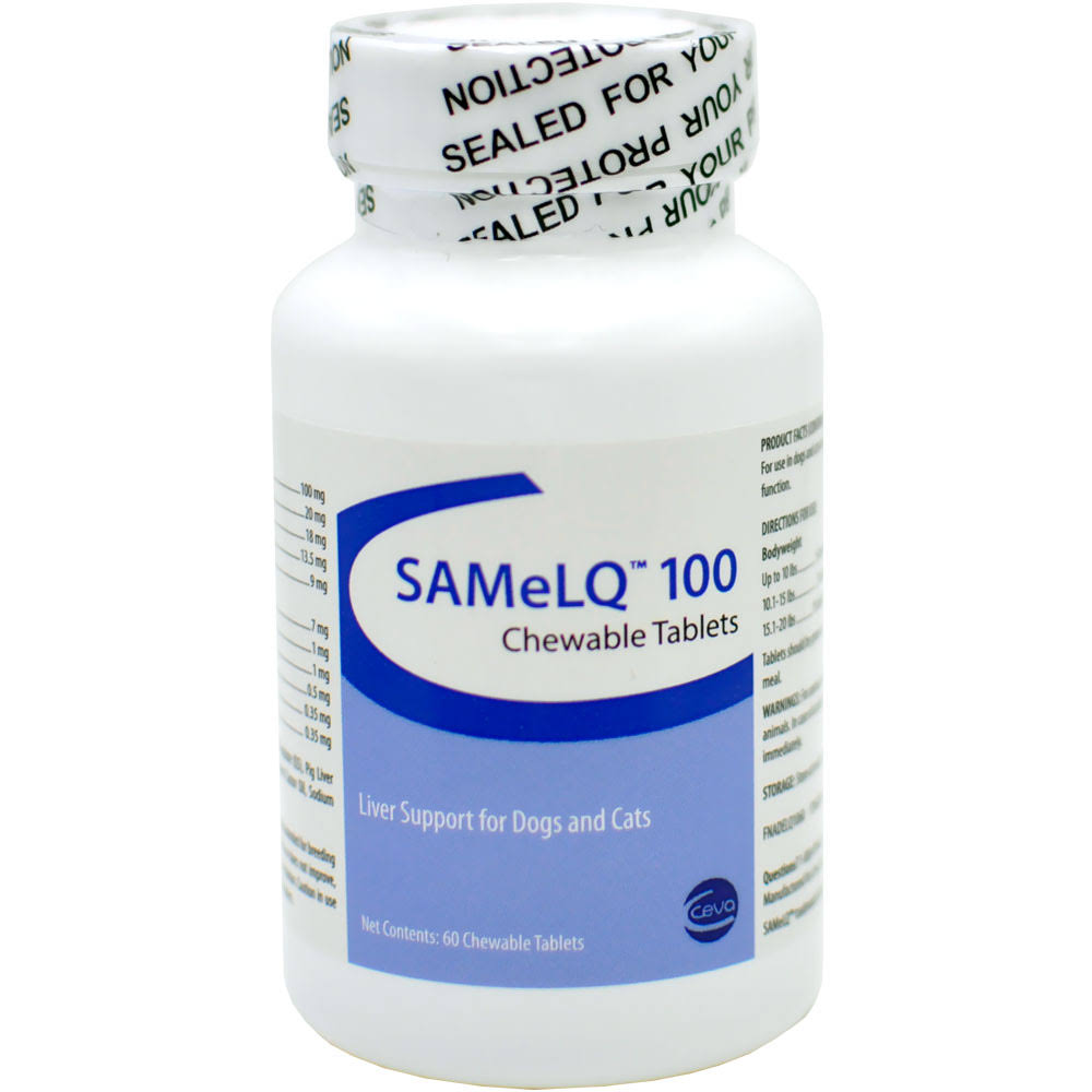 Vitality SAMeLQ 100 Chewable Tablets 60 ct