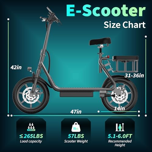 Electric Scooter for Adults, 8.5"/10" Tires, 19/22Mph, 350W/500W Motor, 21-28 Miles Range, Folding E-Scooter with Dual Suspension,APP(V1/SPRO/MAX/PRO)