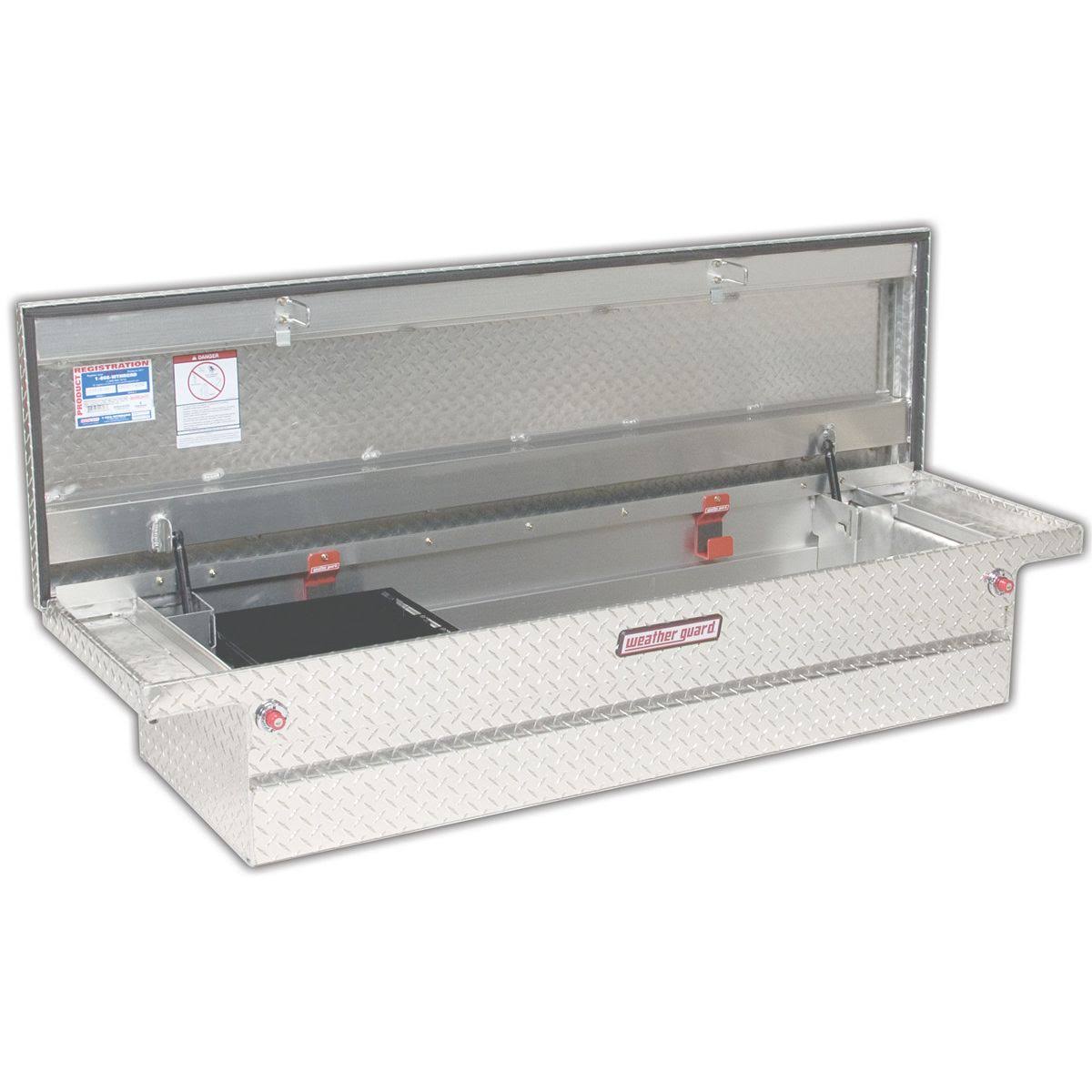 Weather Guard Saddle Box - Aluminum Low Profile - 121-0-01