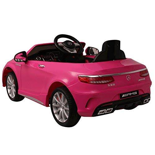 Official Licensed Mercedes Benz Ride on Car with Remote Control for Kids | 12V Power Battery AMG S63 Kid Car to Drive with 2.4g