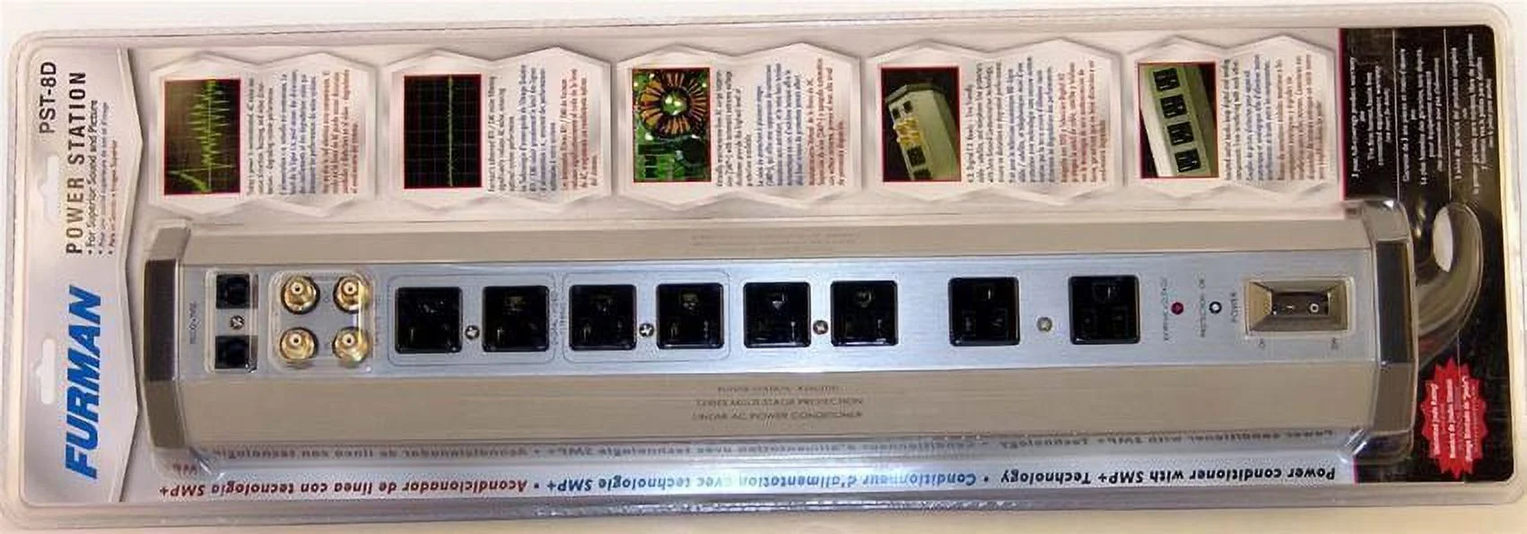 Furman PST-8D A/V Theater Power Conditioner Noise Filter 8 Outlets 8DIG