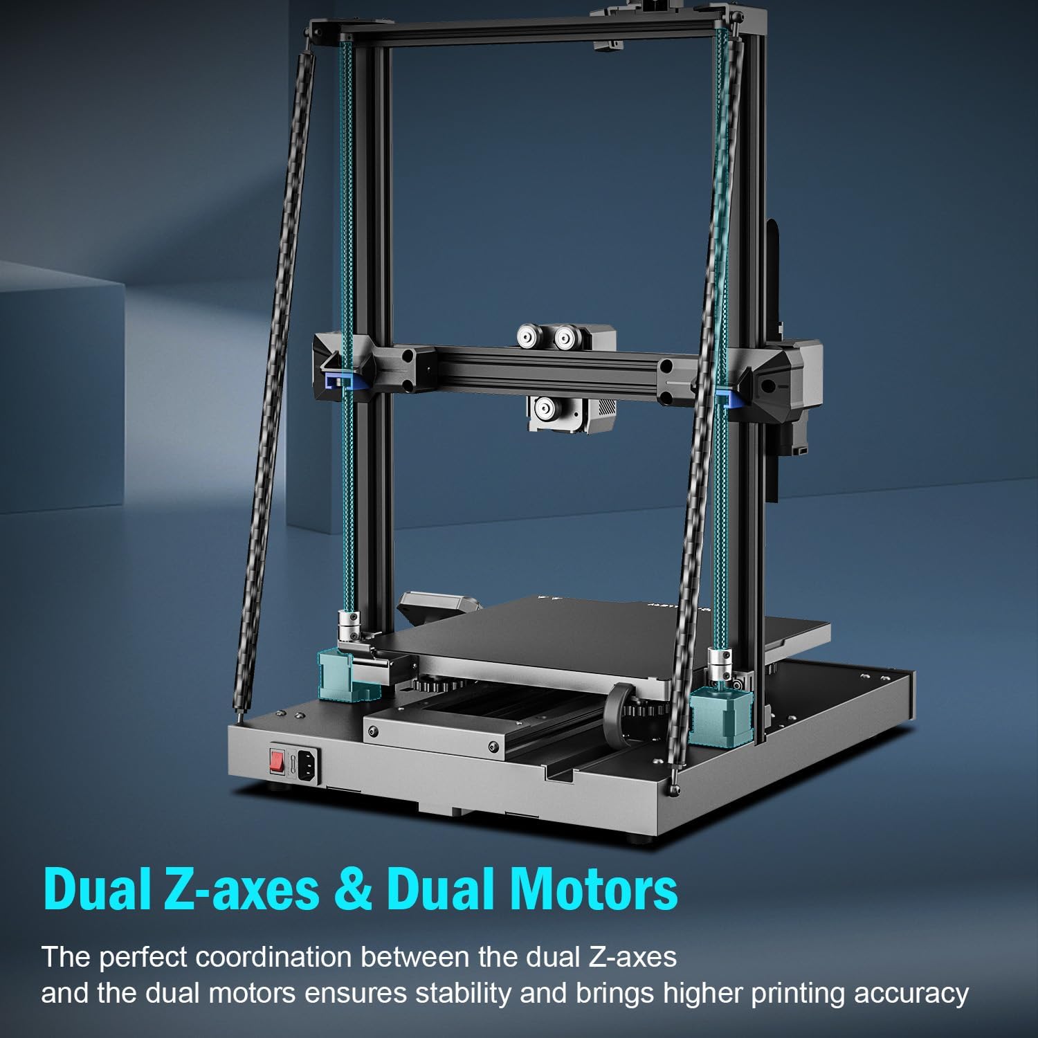 Artillery Sidewinder X3 Plus 3D Printer 300mm/s High Speed Large FDM Printer Auto-Leveling Dual-Gear Direct Extruder and High-Temp Auto Cleaning Nozzle Ideal for Beginners 11.8x11.8x15.7In
