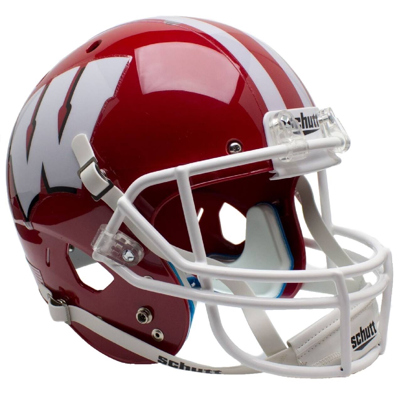 Schutt Replica Wisconsin Badgers Scarlet XP Football Helmet