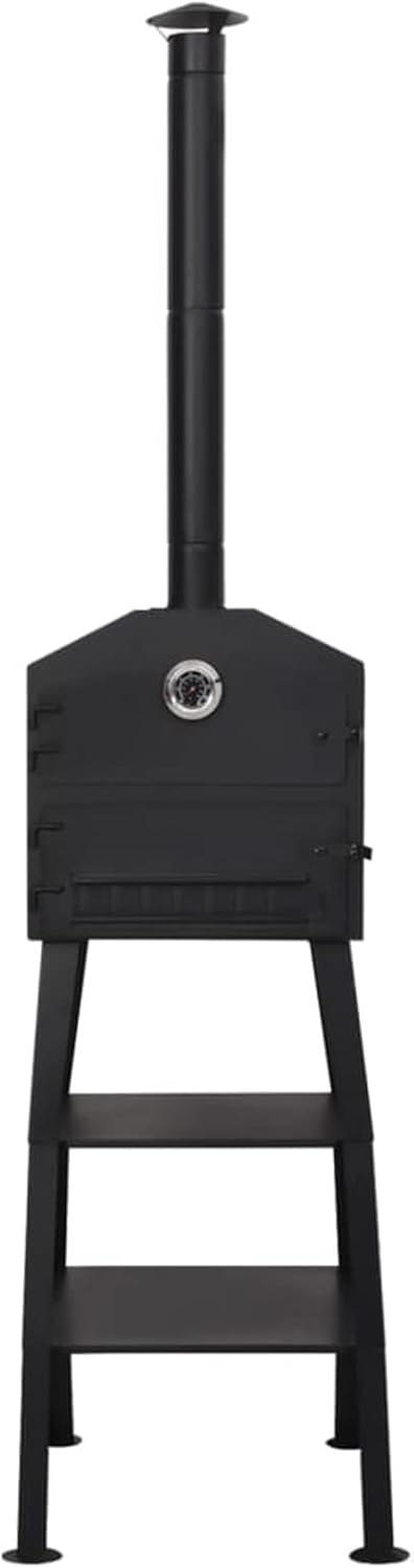 Outdoor Pizza Oven Charcoal Fired with 2 Fireclay Stones WE9927A