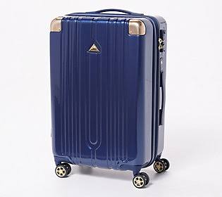 Triforce 25 Printed or Solid Spinner Suitcase ,Navy