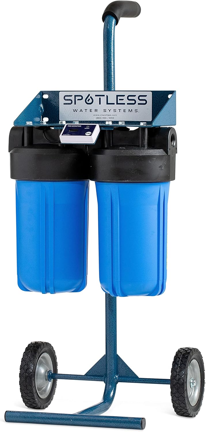 CR Spotless DIC-10 Water Systems - Simple RV, Car, Windo Solar - Wash System, Works for All Vehicles, Motorcycles, Bikes, Boats, Planes, Deionized Water System, No Spots, No Towel Drying, DI Rinse