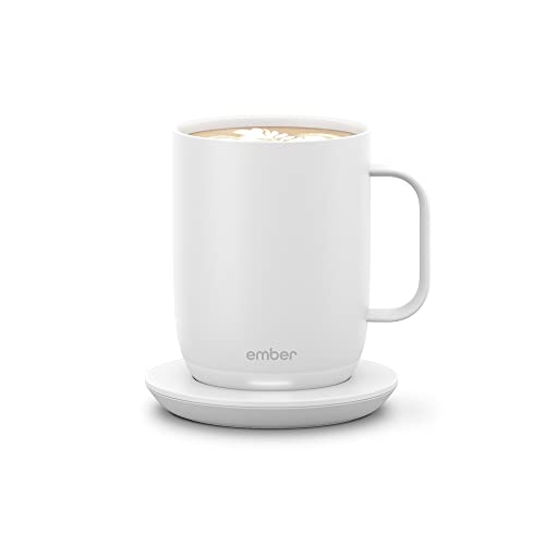 Ember Temperature Control Smart Mug 2, 14 Oz, App-Controlled Heated Coffee Mug with 80 Min Battery Life and Improved Design, Black