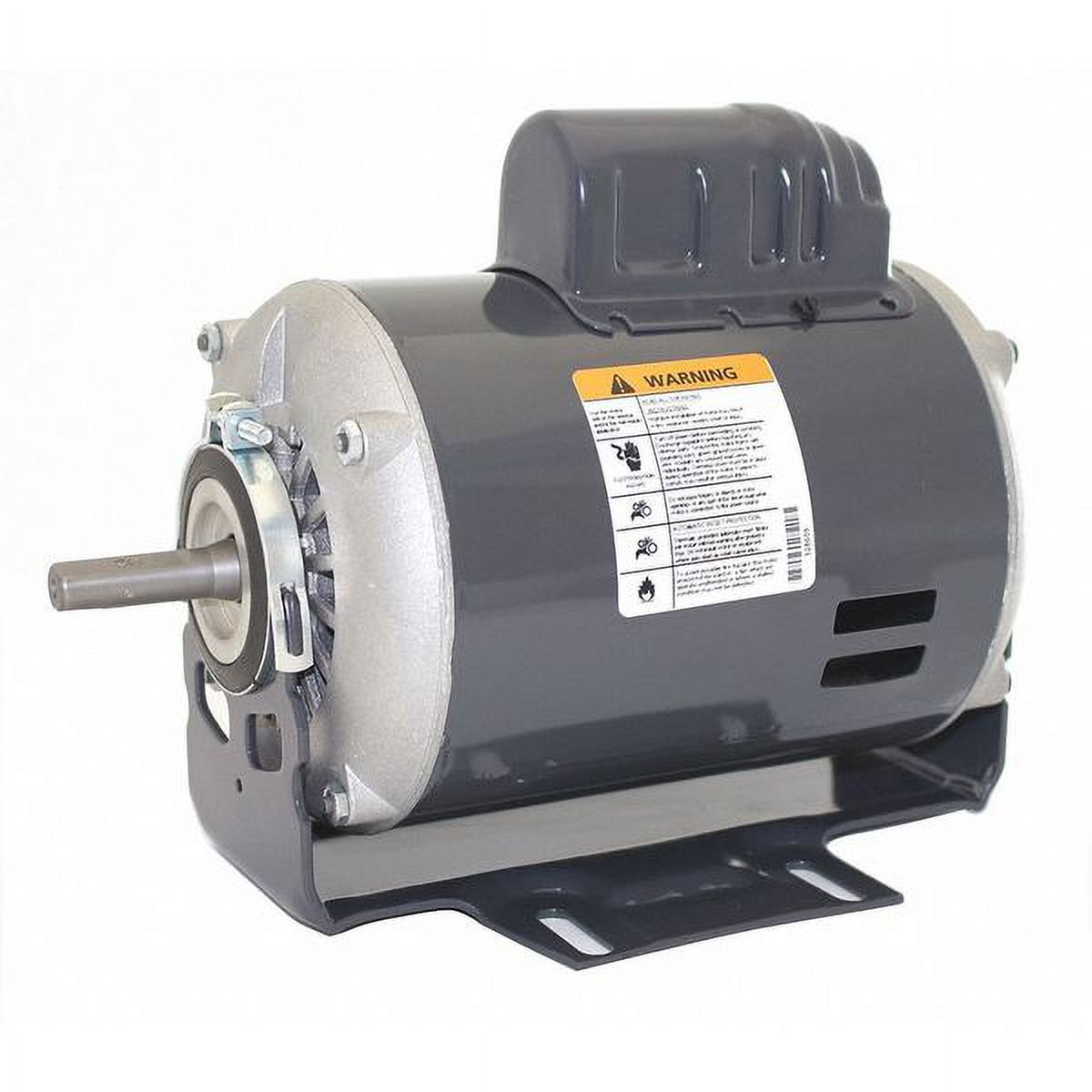 1 pc, Dayton Capacitor-Start Belt Drive Motor, 1/2 HP, 115/230V AC Voltage, 48Z Frame, 1,725 Nameplate RPM