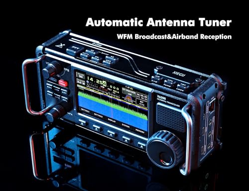 Xiegu X6200 HF Transceiver DRFS HF/50MHz Full Mode WFM/Airband Reception Auto Antenna Tuner