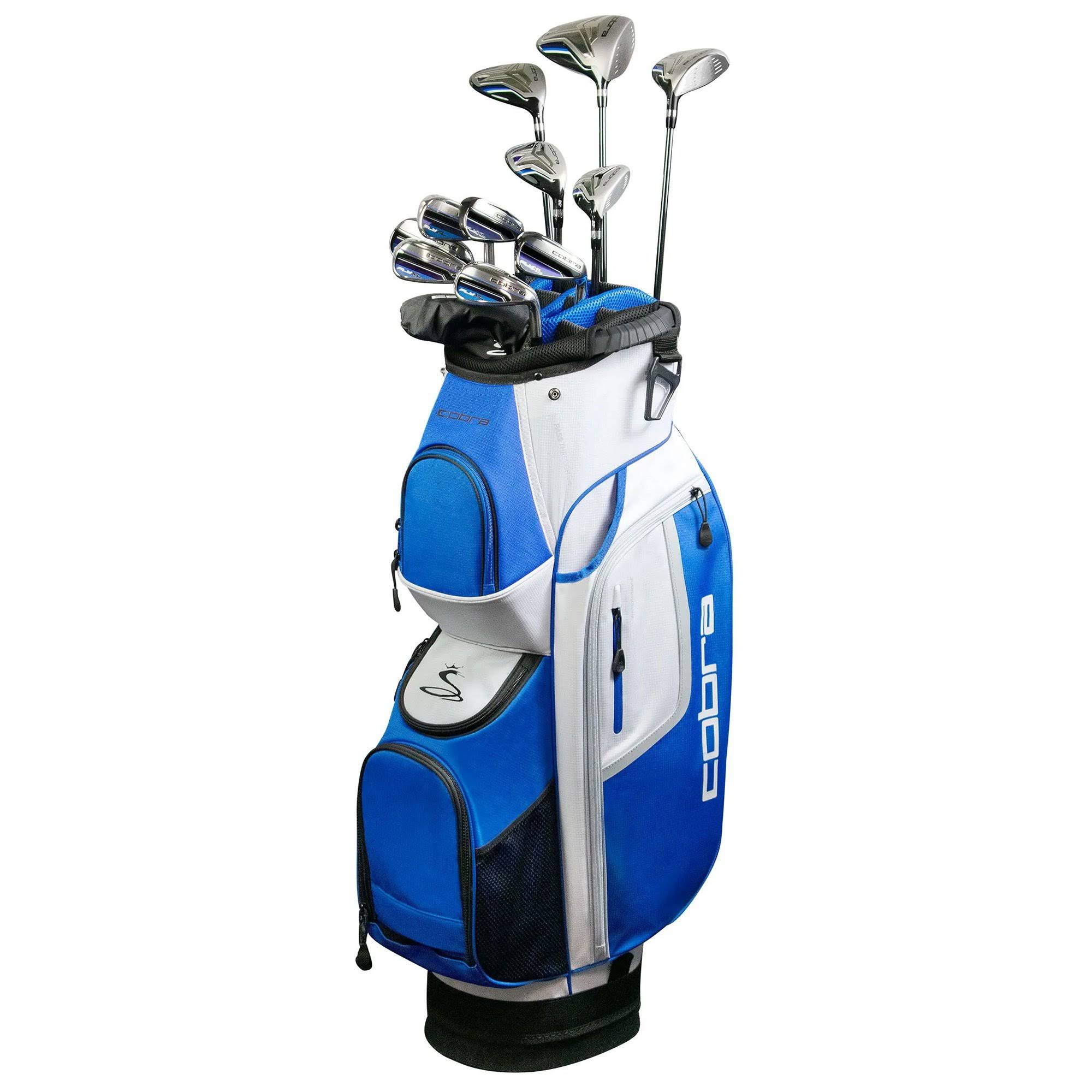 Cobra FLY-XL Complete Set w/ Cart Bag RH Graphite (A)