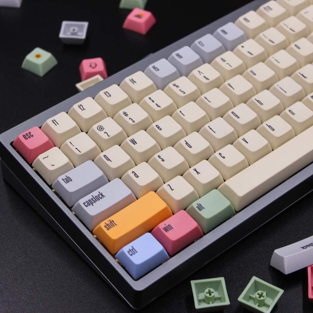 ONECAP XDAS Profile Dye-Sublimation 166 Keys Thick PBT Keycaps Compatible for MX Switch Mechanical Keyboard Keycap