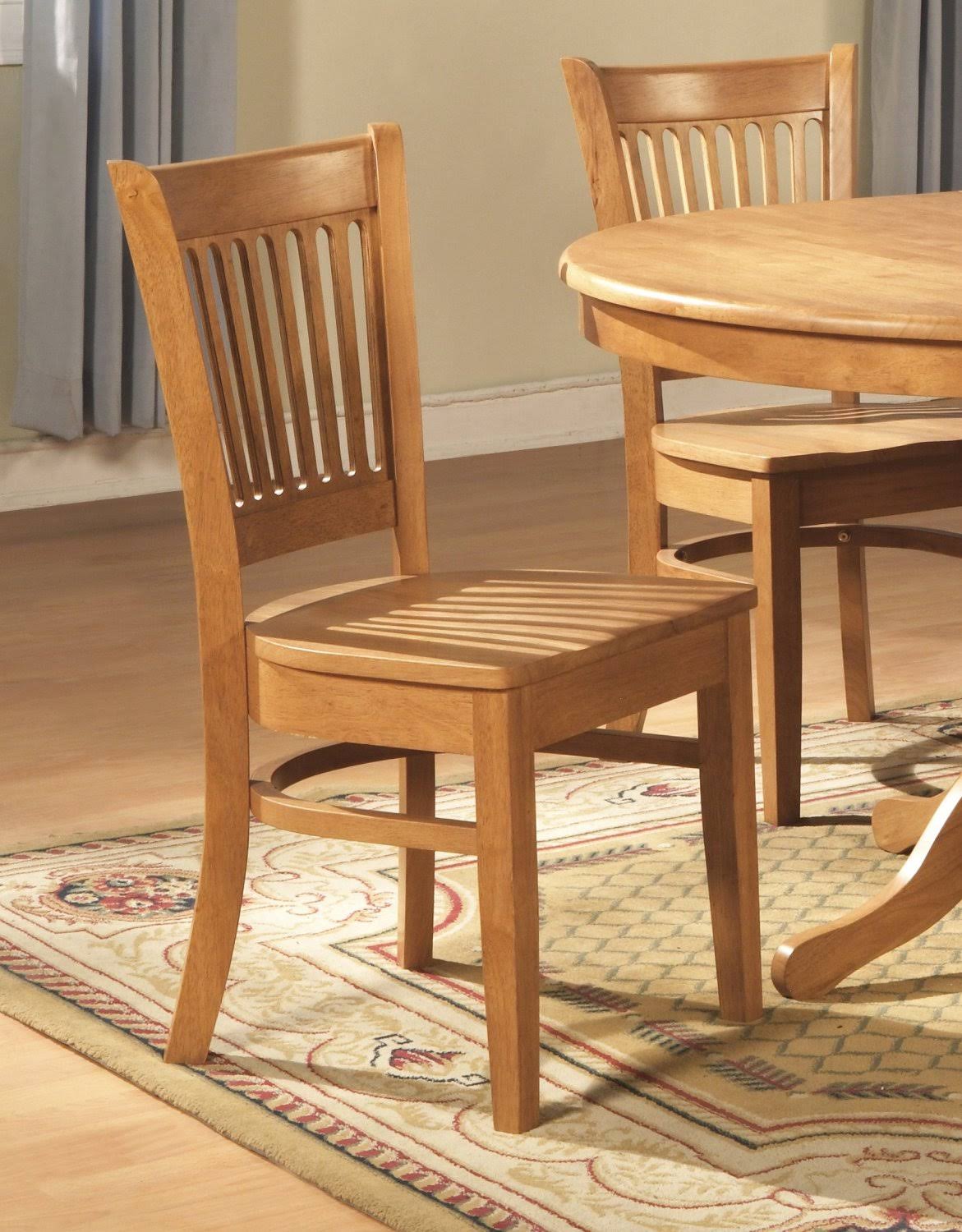 East West Furniture 5 Piece Dining Set-Table and 4 Dinette Chairs.
