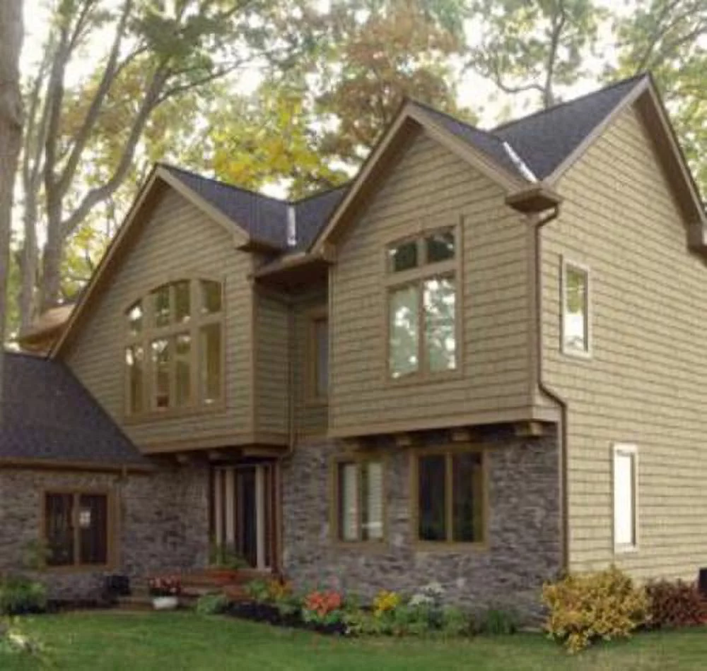 Cedar Impressions Double 7in. Straight Edge Perfection Shingles Siding (1/2 Square) - Sterling Gray