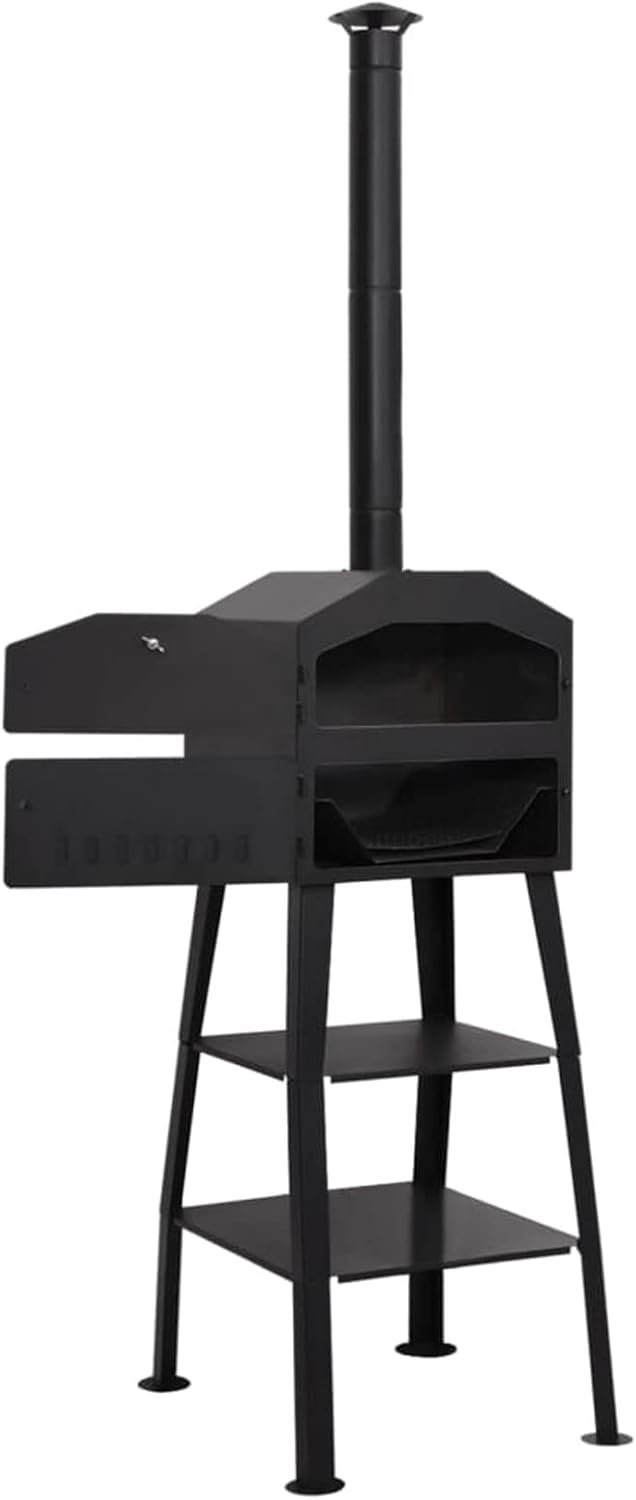 Outdoor Pizza Oven Charcoal Fired with 2 Fireclay Stones WE9927A