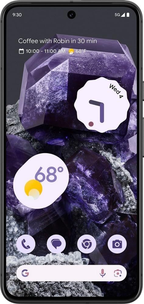 Google Pixel 8 256GB Unlocked, Obsidian (Renewed)