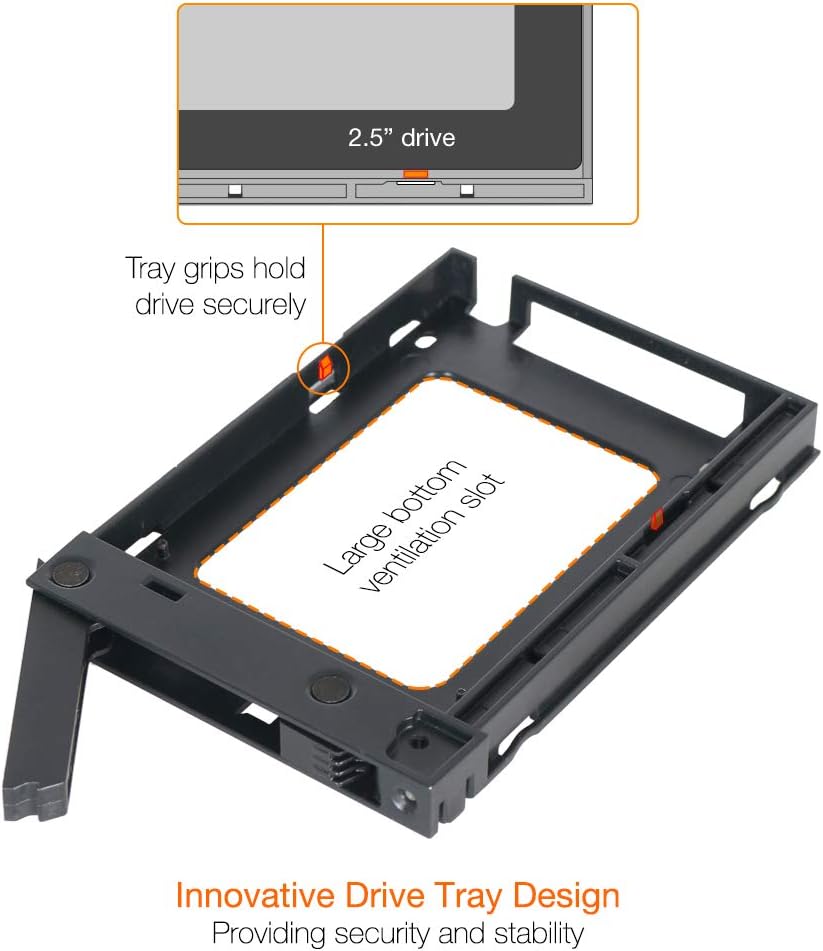ICY DOCK 6 x 2.5” SATA HDD / SSD Hot Swap Cage for External 5.25” Bay | ExpressCage MB326SP-B