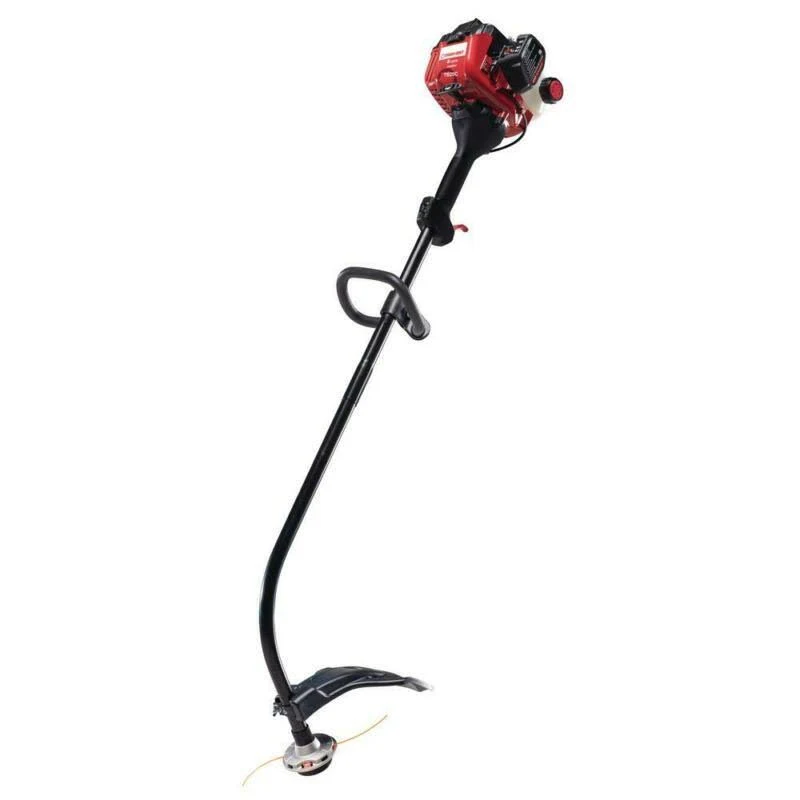 Curved Shaft Trimmer GAS Weed Eater Professional 25cc Fixed Line Wacker Troybilt TB25C