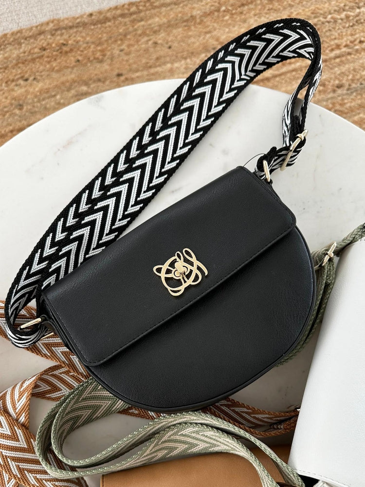 MAJESTIC LEGON Half Moon Shoulder Bag