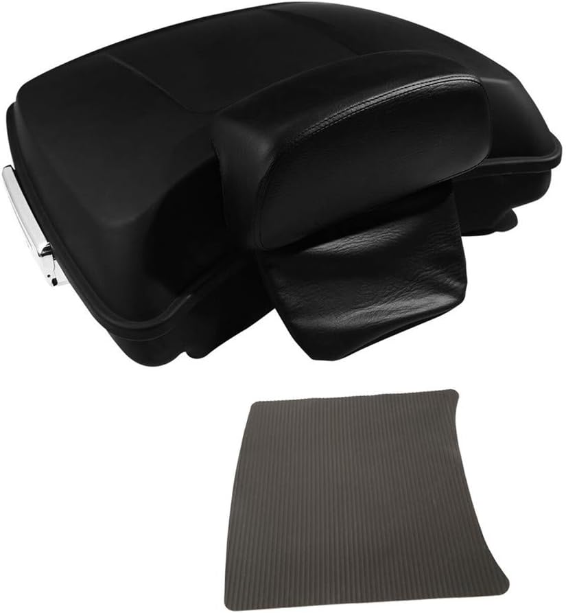 TCT-MT Razor Tour Pak Pack Trunk &Backrest Pad Fit For Harley 2014-2020 Electra Glide FLHT, Road King FLHR, Street Glide FLHX Special FLHXS, CVO Limited FLHTKSE; Road Glide FLTRX 2015-2020 Vivid Black