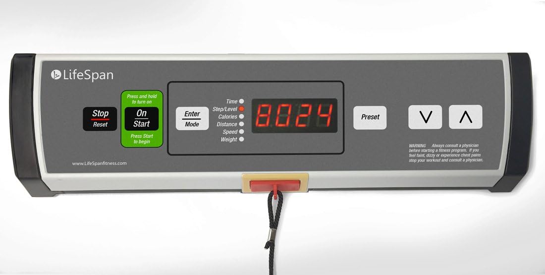 LifeSpan Fitness Under Desk Walking Treadmills, for Home or The Office, Speeds 0.4 to 4.0 MPH