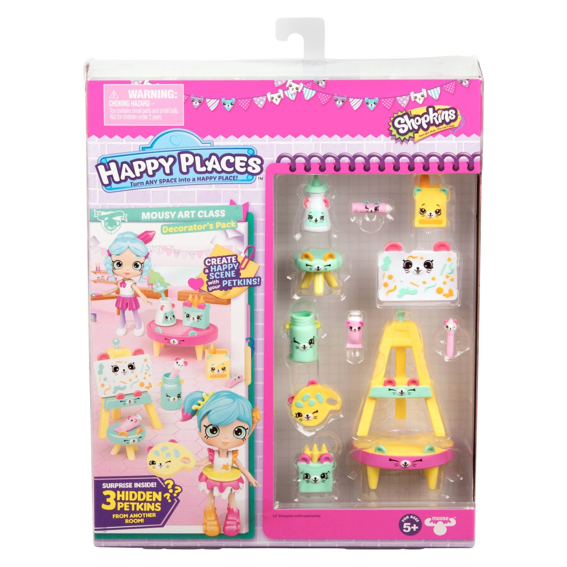 Happy places Shopkins Season 3 Decorator Pack - Mousy Art Class