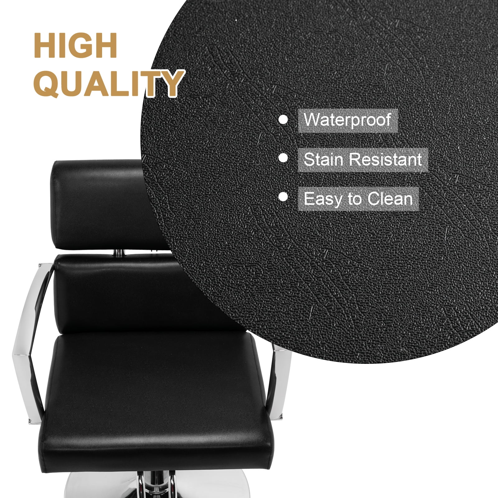 Omysalon Salon Chair Heavy Duty for Stylist, Barber Chair 360 Degree Swivel, Hydraulic Pump for Hair Cutting, Beauty Spa Styling Hairdressing Tattoo Equipment