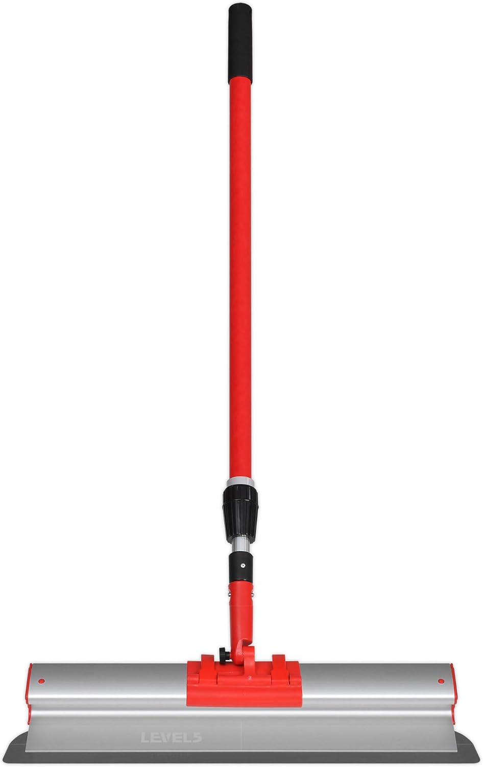 LEVEL5 Skimming Blade Combo, 10 Blade + 40 - 67 Extension Handle | Smoothing/Knockdown Drywall Knife | Extruded Aluminum & European Stainless Steel Construction | High-Impact End Caps | 5-422