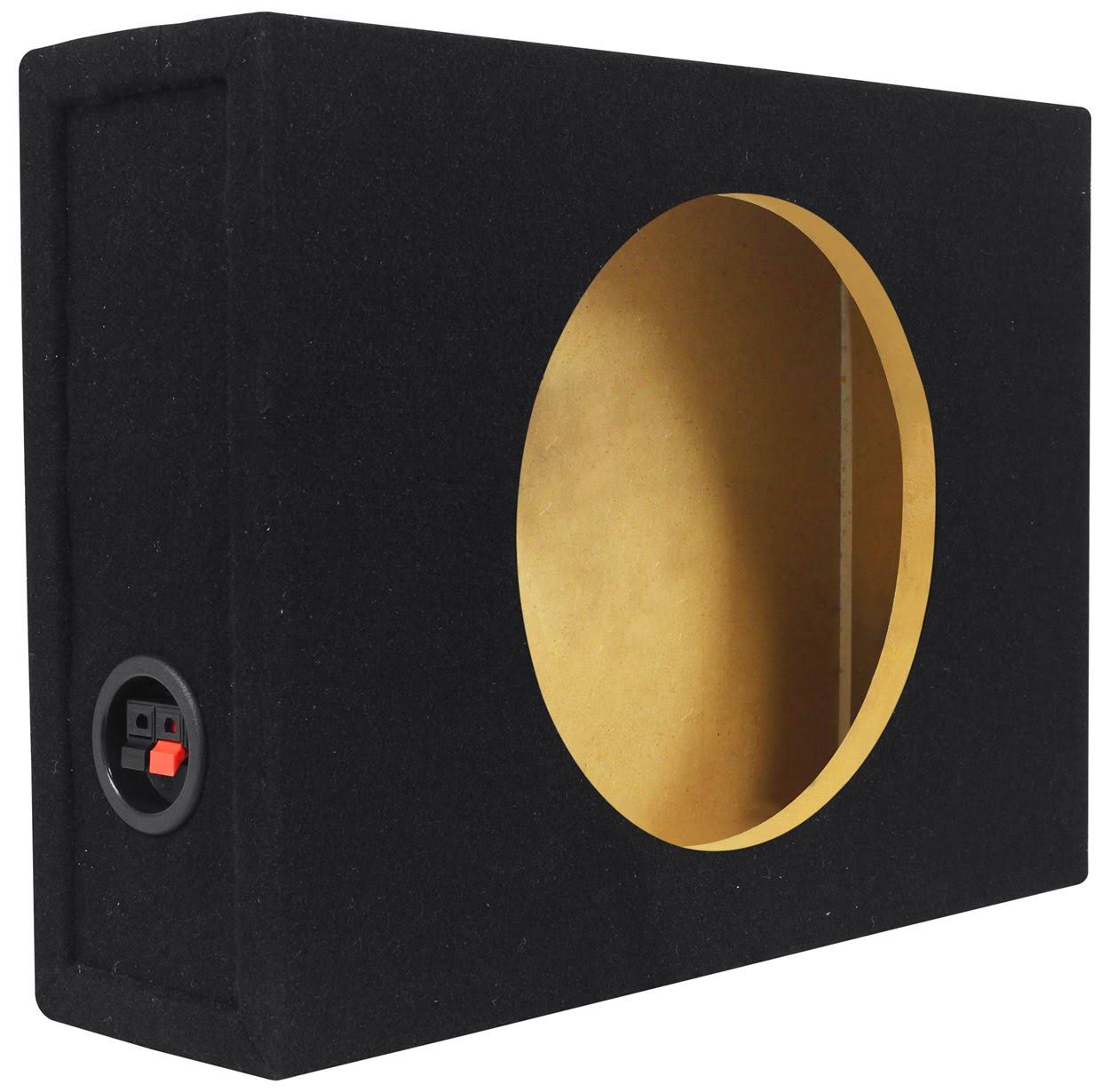 Kicker 43CVT104 CompVT 800W 10x22 Shallow Slim Car/Truck Subwoofer+Sealed Sub Box