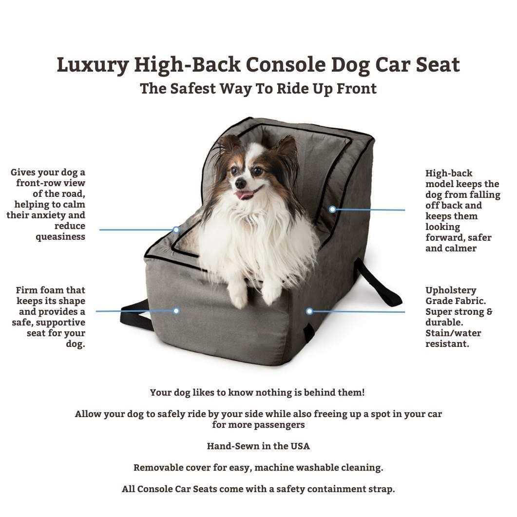 Snoozer High Back Luxury Console Pet Car Seat - Pet Supplies online store