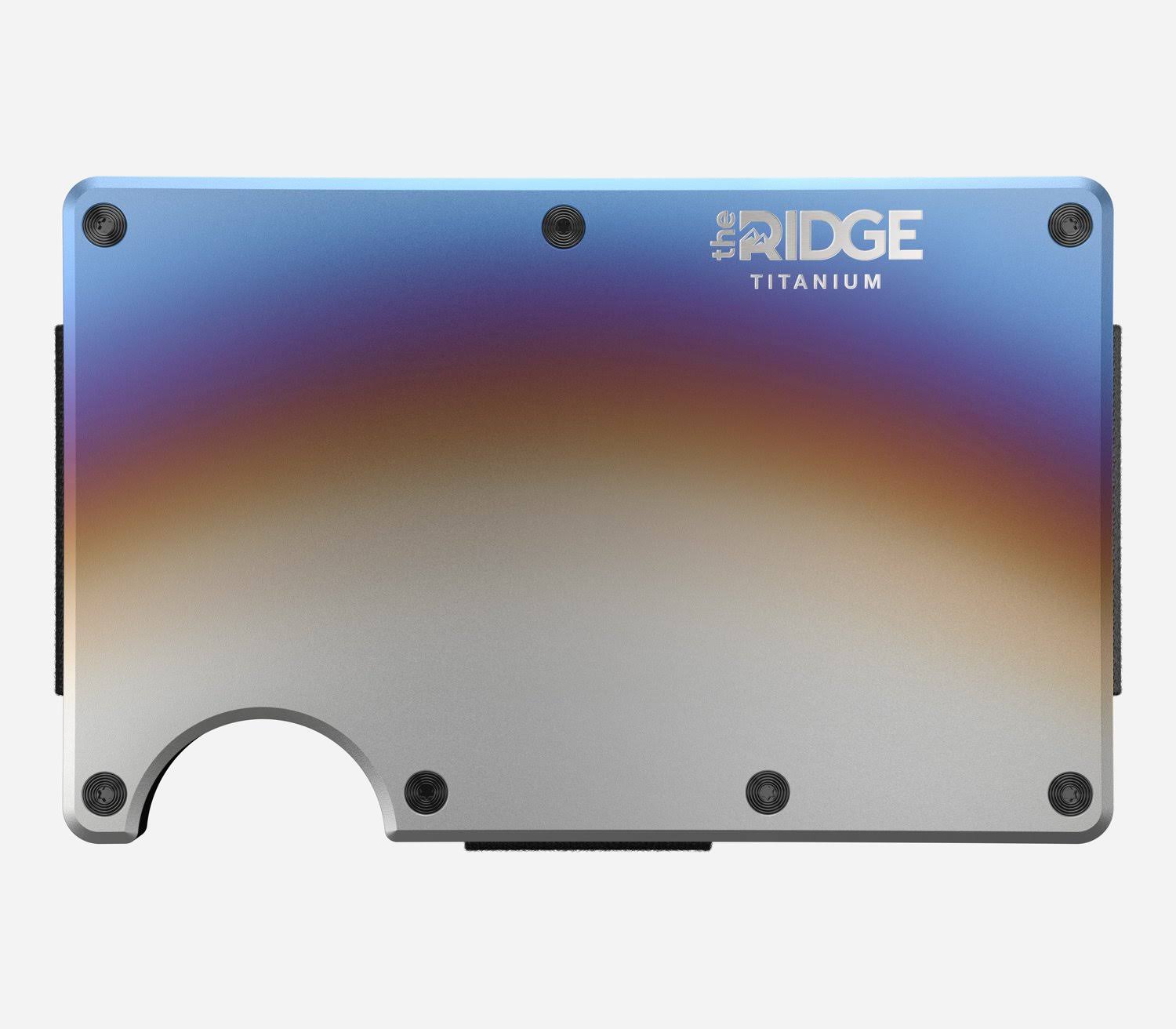 The Ridge RFID Wallet | Titanium - Burnt | Cash Strap