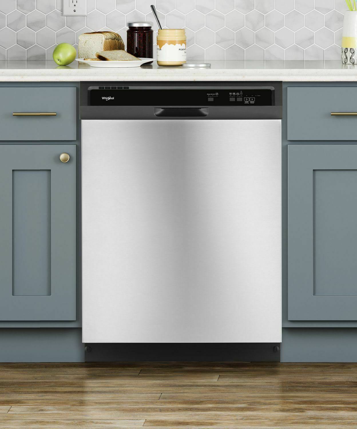Whirlpool WDF331PAHS 23.9x22 Built-in Dishwasher - Stainless Steel