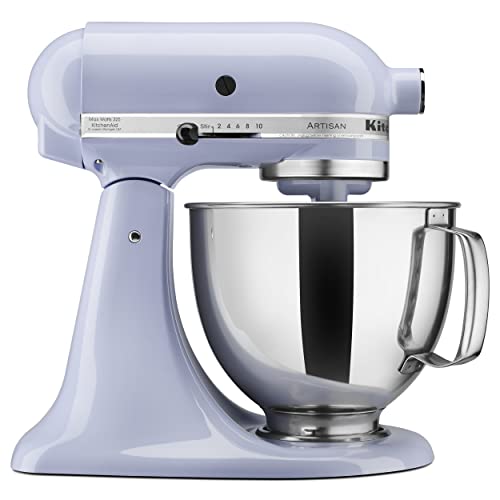 KitchenAid Artisan Series 5 Quart Tilt Head Stand Mixer with Pouring Shield KSM150PS, Removable bowl, Aqua Sky