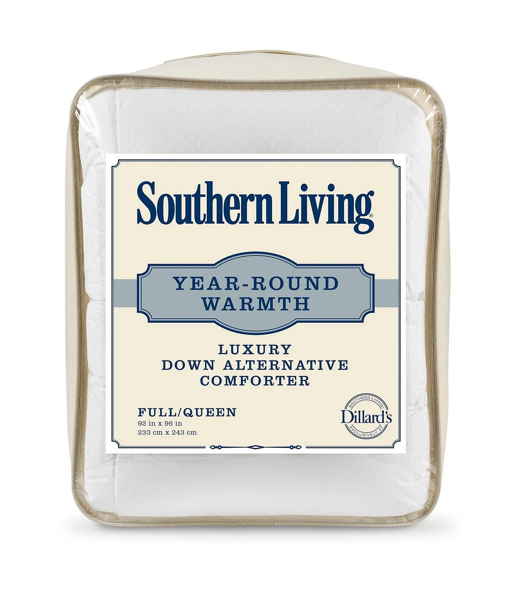 Southern Living Year-Round-Warmth Down Alternative Comforter Duvet Insert - King