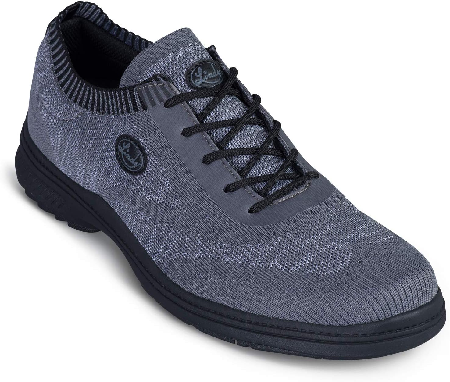 KR Strikeforce LInds Heritage Men Black/Charcoal Bowling Shoes- Right Hand 11 1/2
