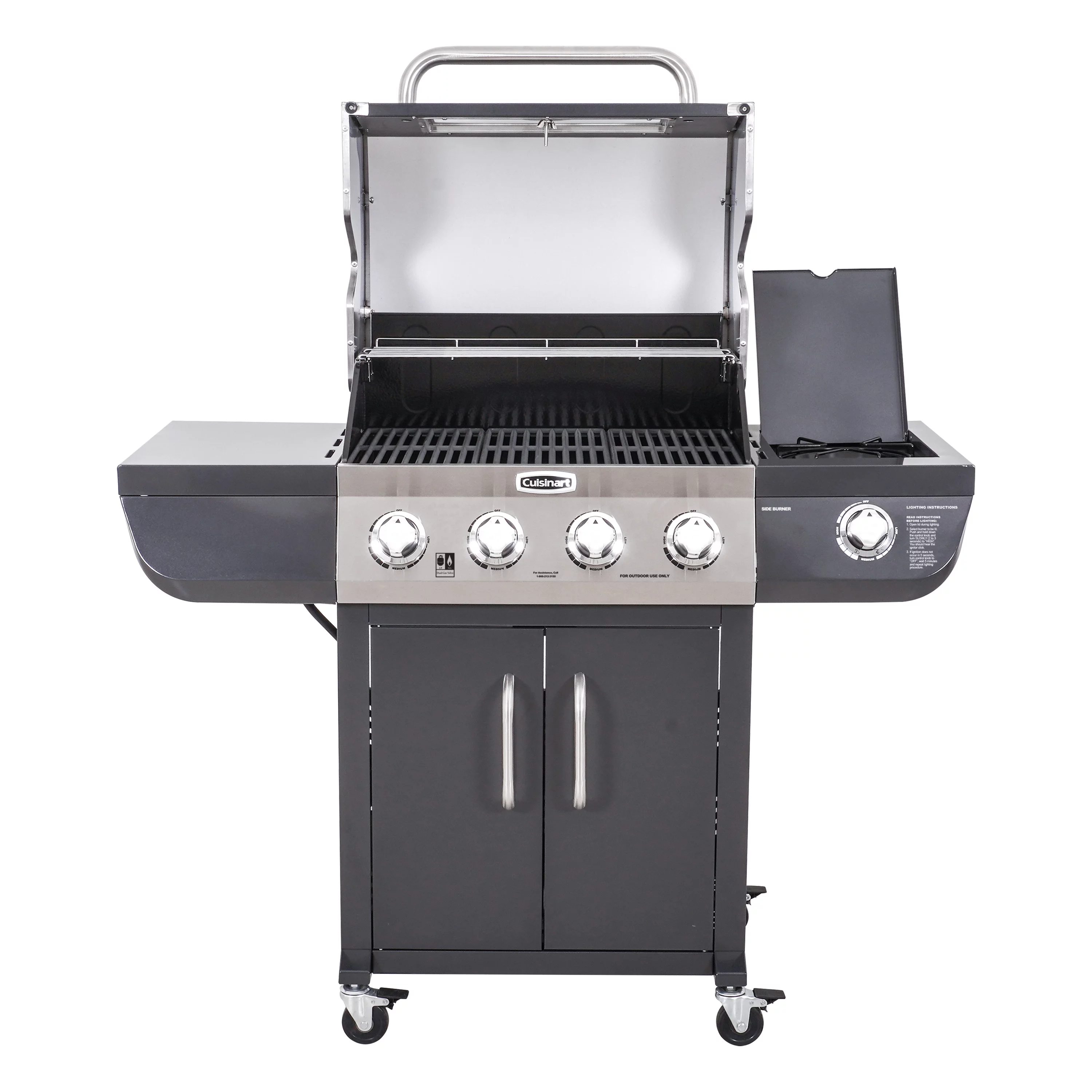 Cuisinart 4-Burner Dual Fuel Gas Grill (Propane/Natural Gas)