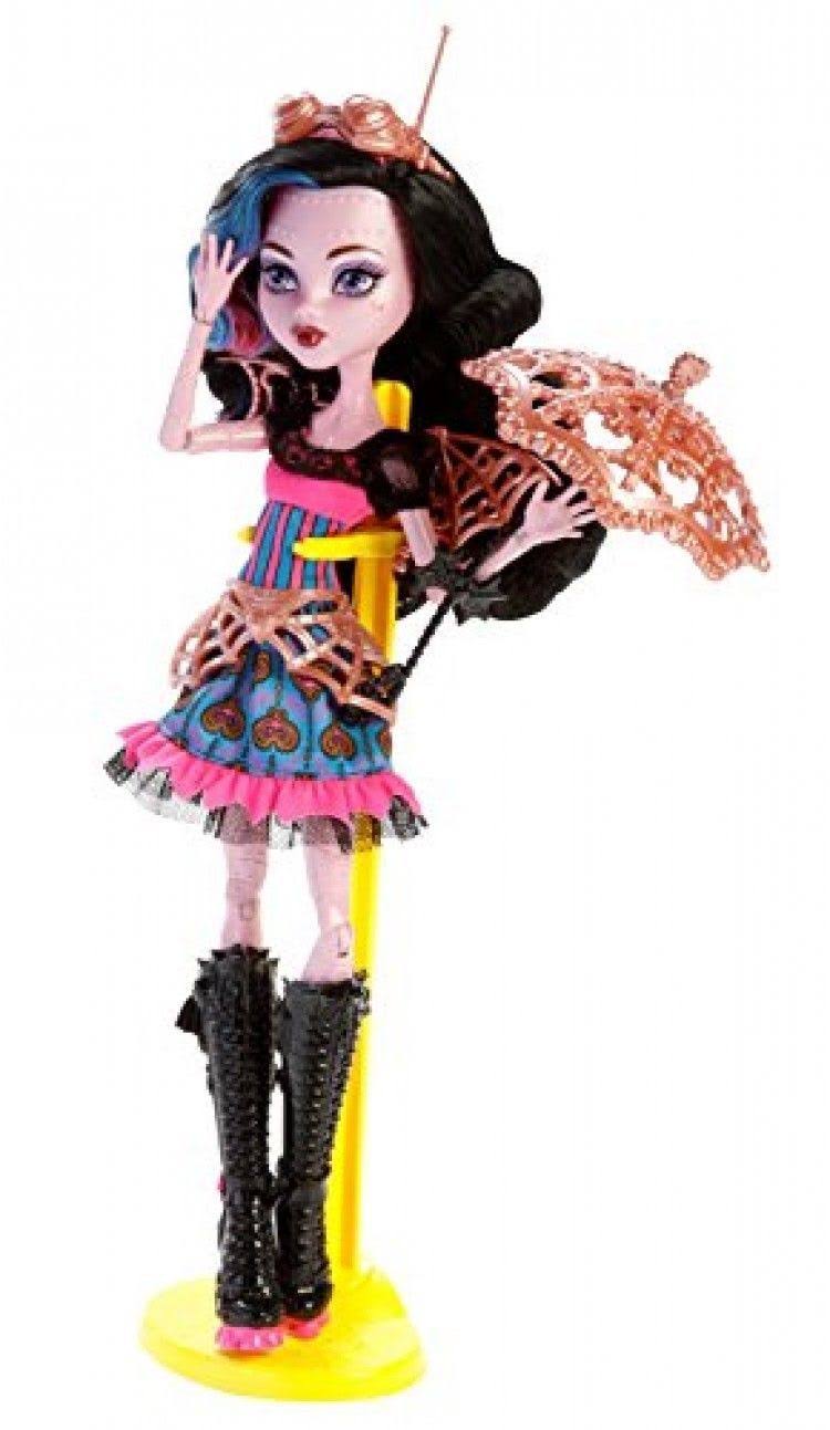 Monster High Freaky Fusion Dracubecca Doll, White