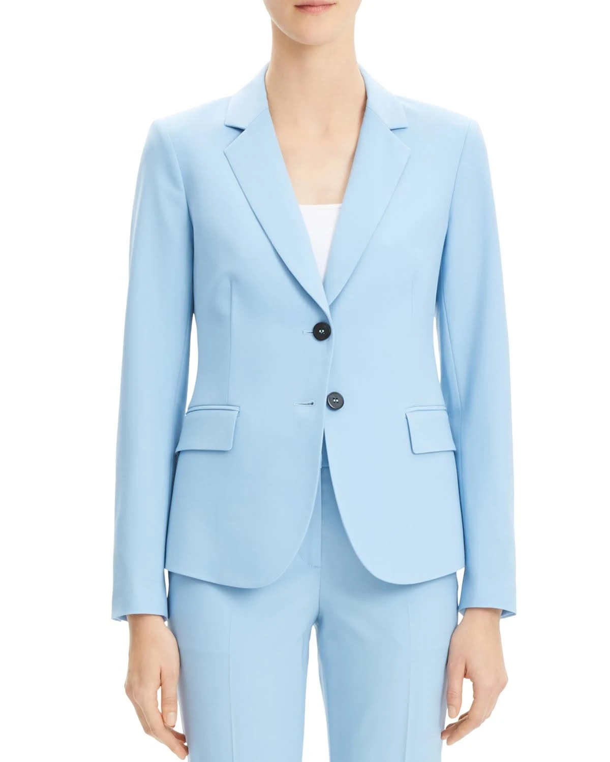 Theory Carissa Wool-Blend Blazer - Black