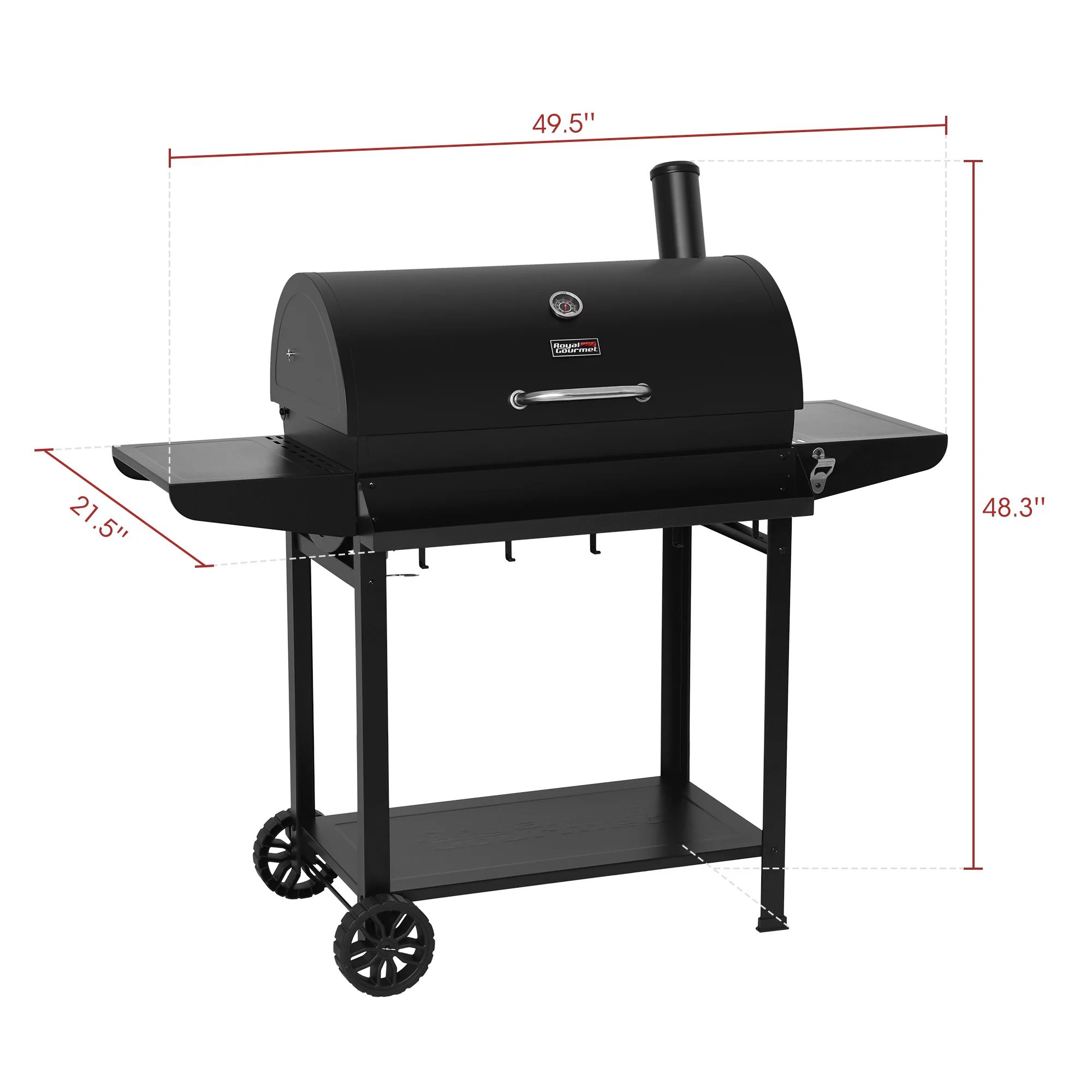 Royal Gourmet CC1830T 30" Barrel Charcoal Grill