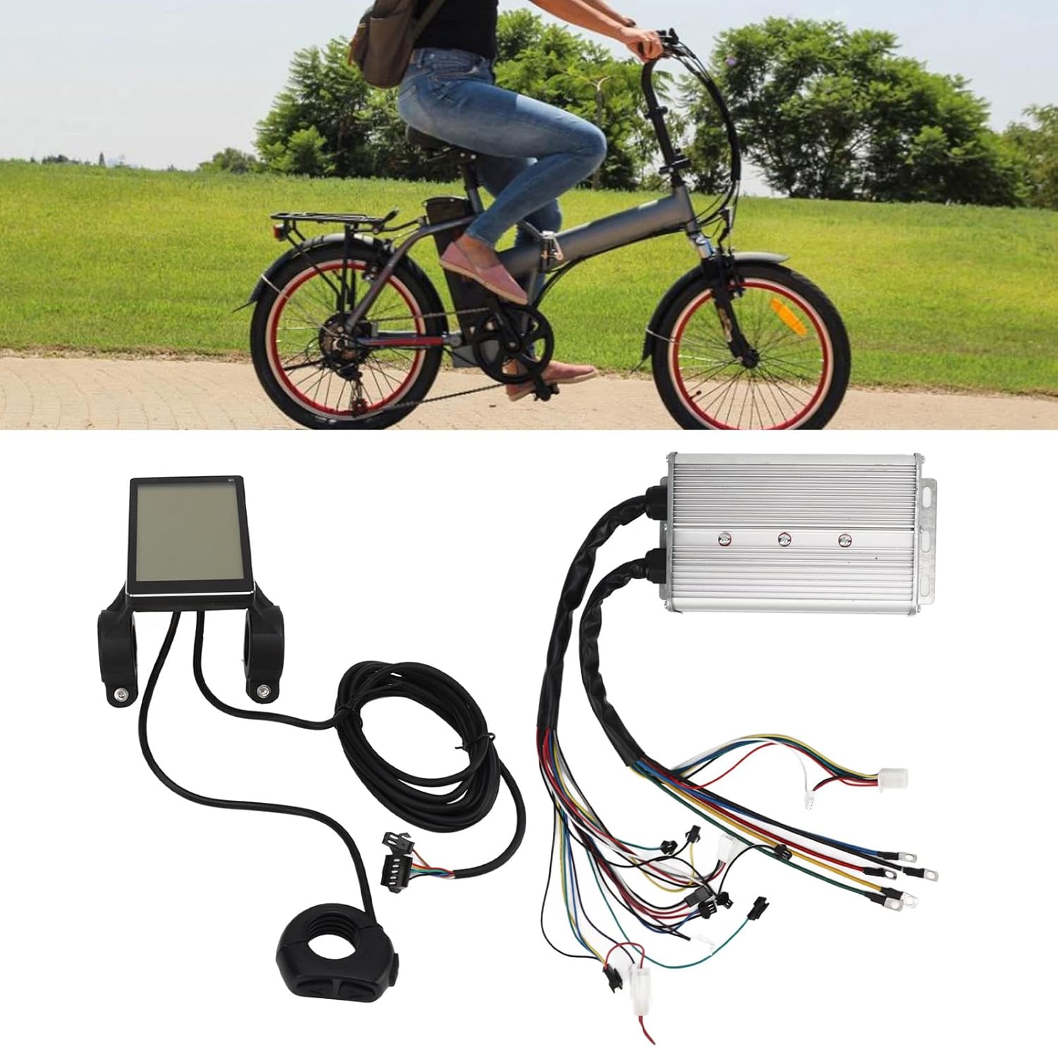 Motor Controller with M5 Panel,1500W 48V 60V Electric Scooter Bike Brushless Motor Speed Controller Replacement Accessories