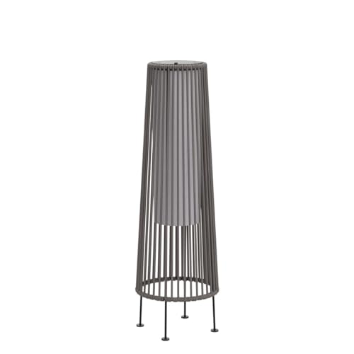 Grand patio Outdoor Floor Solar Light 2-Pack, Wicker Solar Patio Lamp Waterproof Outside Solar Deck Lamp for Porch, Yard, Garden, Lawn Decorations - Light Brown, Gordes 2 PCS