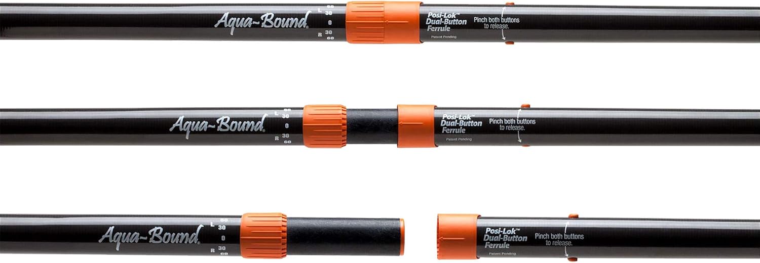 AQUA BOUND Tango Fiberglass Straight Shaft 2-Piece Kayak Paddle