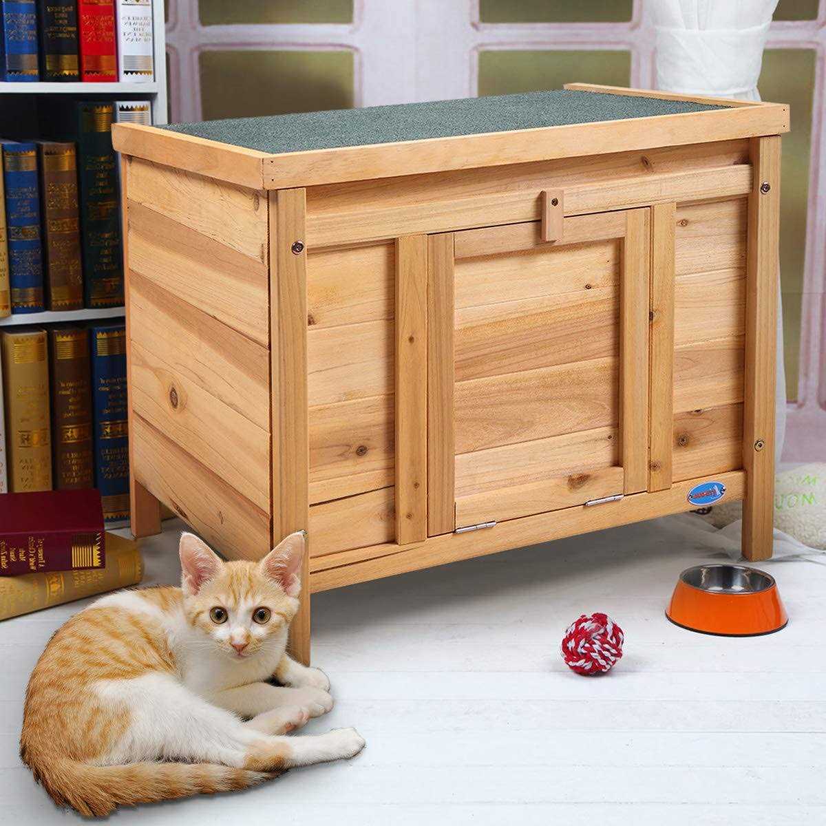 Coziwow24′′L Waterproof Wooden Outdoor Rabbit Enclosure - Pet Supplies online store
