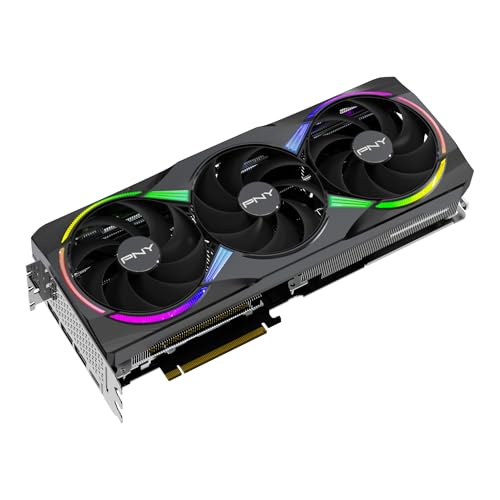 PNY NVIDIA GeForce RTX™ 5080 16GB ARGB Overclocked Triple Fan Graphics Card (DLSS 4, PCIe® 5.0, HDMI®/DP 2.1, 2.9-Slot, Epic-X™ RGB Lighting)