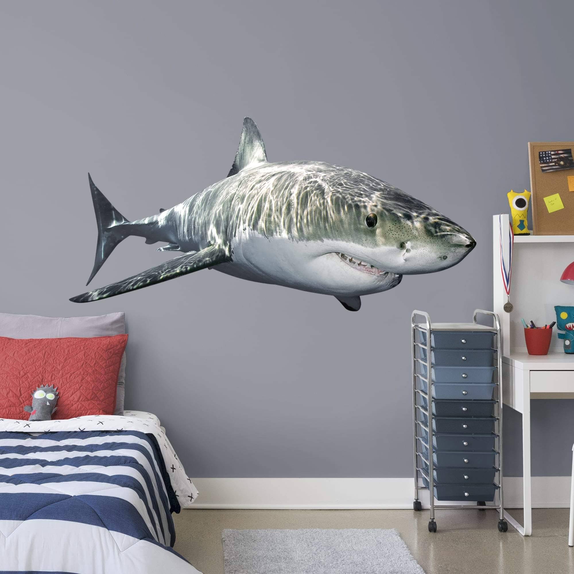 Fathead Great White Shark Wall Decal