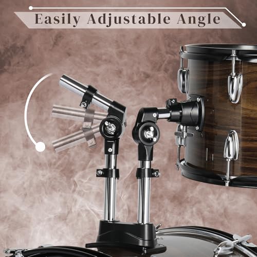 Ktaxon 22 Inch Adult Drum Set, 5-Piece Full-Size Drums Kit with Cymbal Stands, Hi-hat Stand, Sticks, Drum Pedal, Stool & Floor Tom for Beginner Teens Student (Blue)