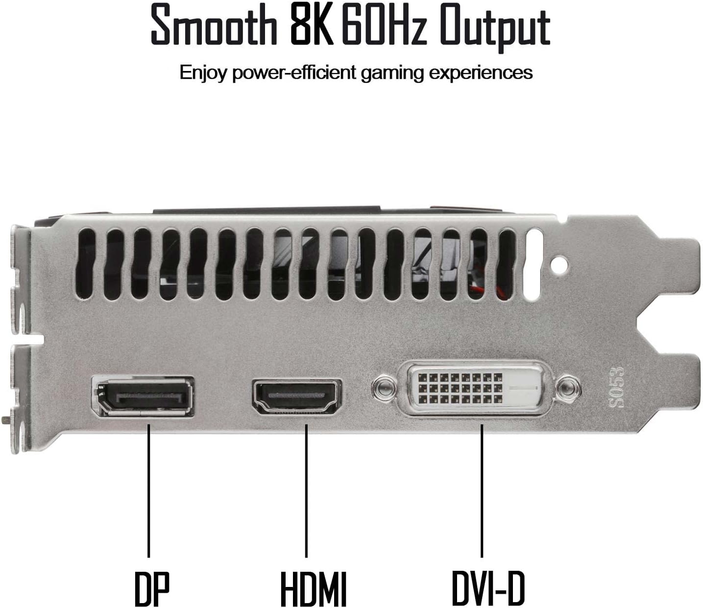 SAPLOS GTX 1050 Ti Graphics Card, 4GB, 128 Bits, GDDR5, GPU for Gaming PC, Computer Video Card, DisplayPort/HDMI/DVI, Dual Fans, PCI Express x16 3.0