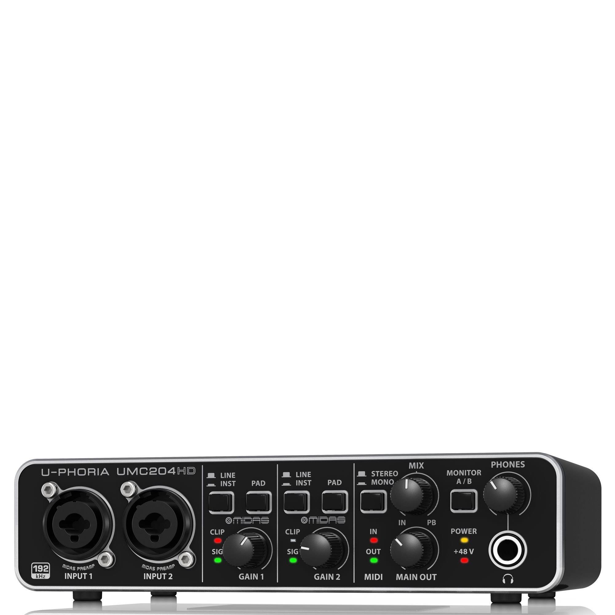 Behringer U-Phoria UMC204HD Audio Interface