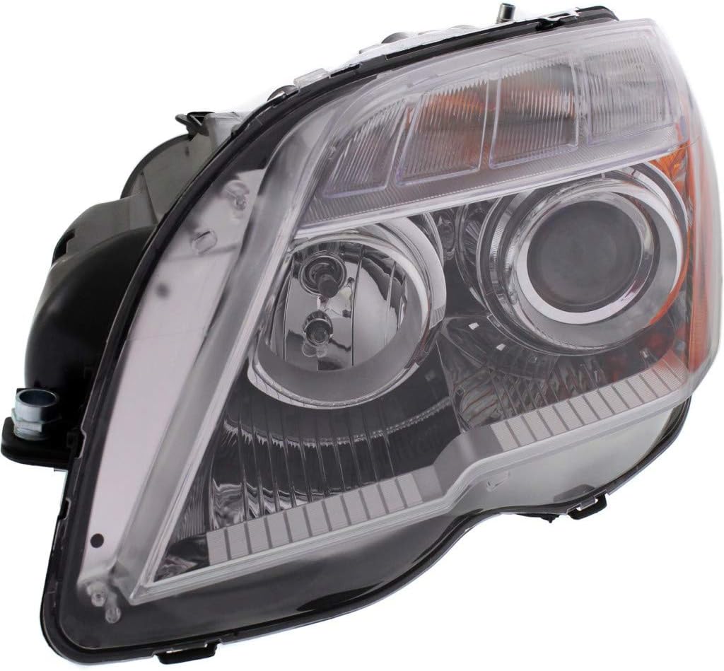 CarLights360: For Mercedes-Benz GLK350 Headlight Assembly 2010 2011 2012 Passenger Side w/Bulbs Halogen Replacement For MB2503188
