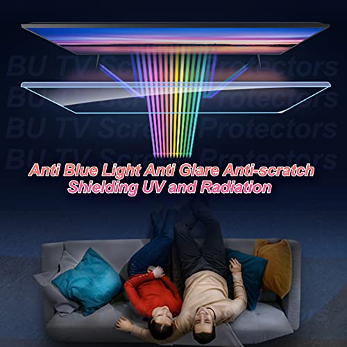 43-65 Inch Monitor TV Screen Protector Anti-Glare Anti-Scratch Anti Blue Light Protector Film for TCL/Samsung/Toshiba/Sony/LG/Hisense,Ps Accessories